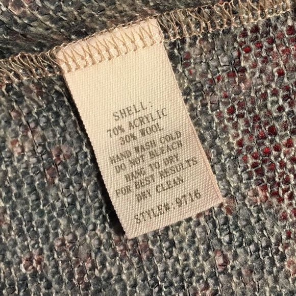 ✨✨Mystree Wool Blend Fit & Flare Floral Knit Sweater - Picture 7 of 7